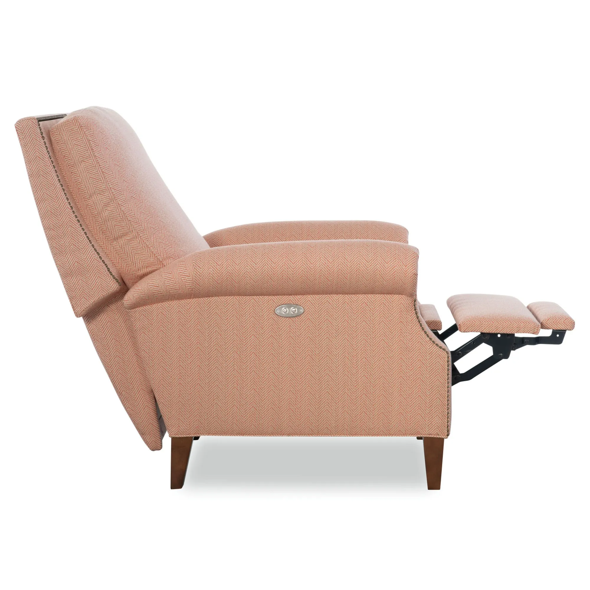 Peregrine Power Recliner Chair - Cameo Pink, Performance Fabric