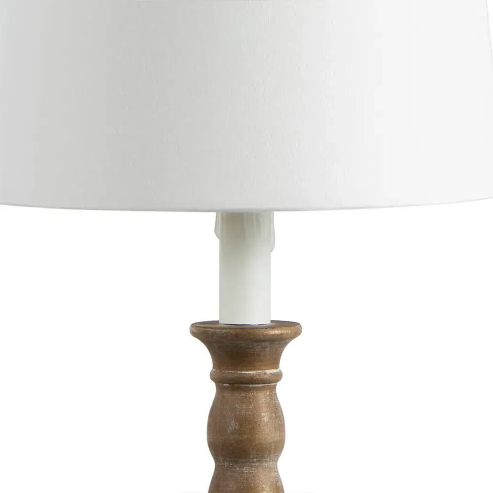 Perennial Coastal Buffet Table Lamp - Brown, Wood