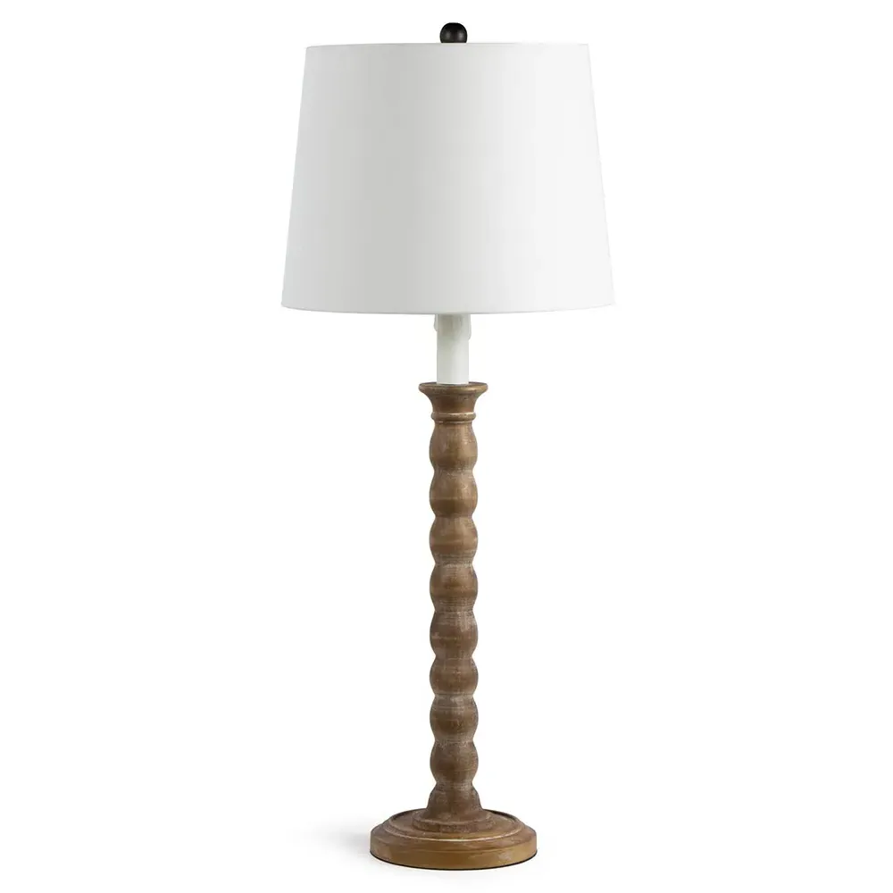 Perennial Coastal Buffet Table Lamp - Brown, Wood image