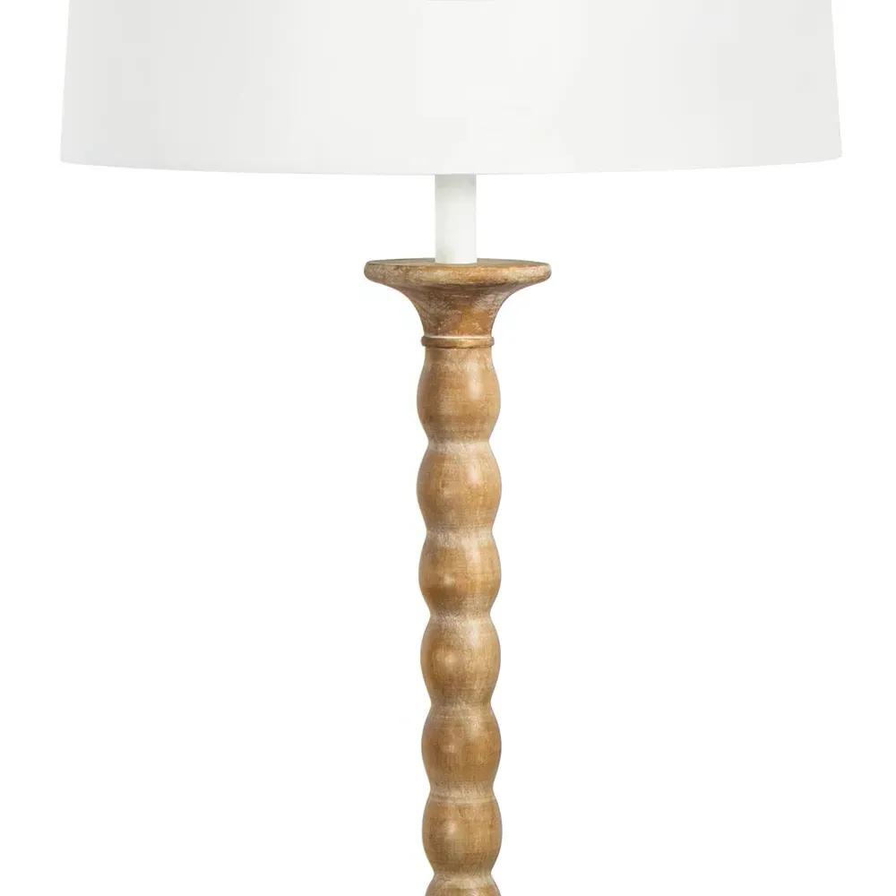 Perennial Floor Table Lamp - Brown, Wood