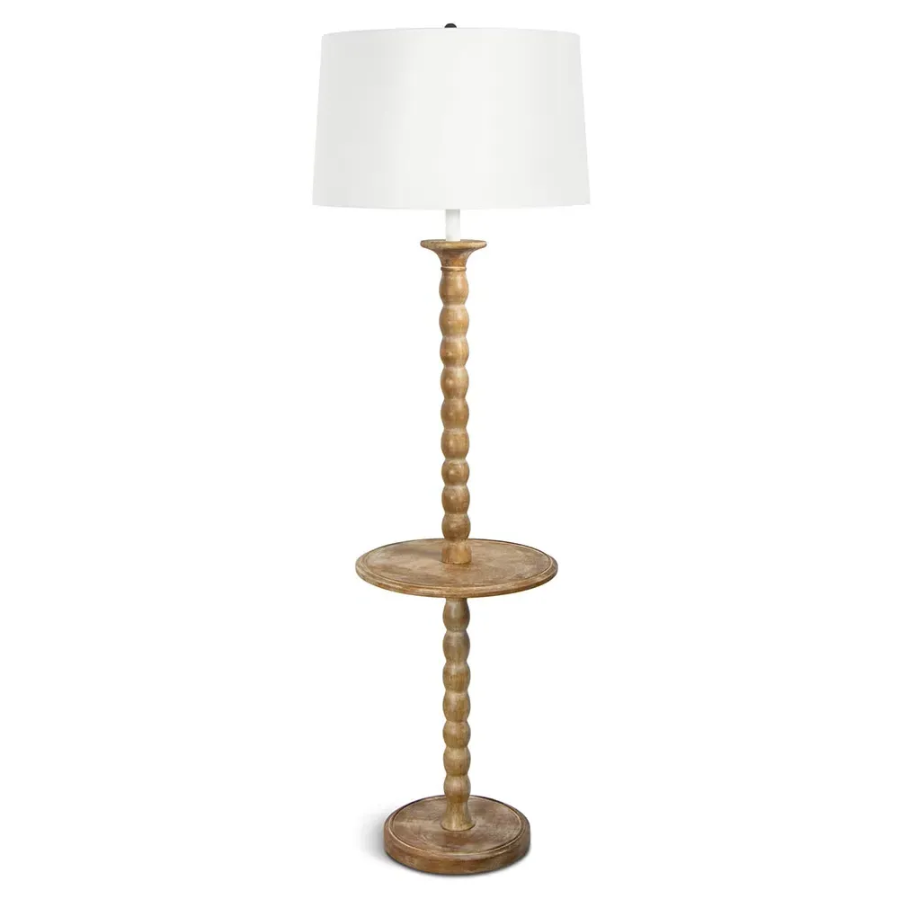 Perennial Floor Table Lamp - Brown, Wood