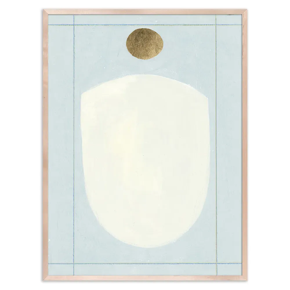 Perfect Balance Mixed Media Wall Art - Natural Frame