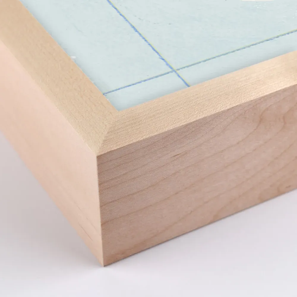 Perfect Balance Mixed Media Wall Art - Natural Frame