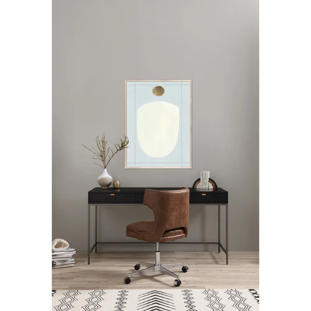 Perfect Balance Mixed Media Wall Art - Natural Frame