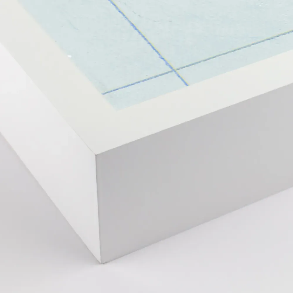 Perfect Balance Mixed Media Wall Art - White Frame