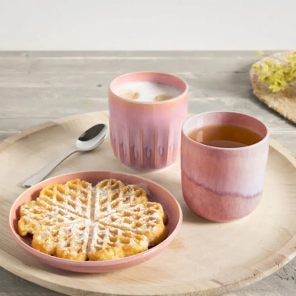 Perlemor Dinner Bowl - Coral, Porcelain