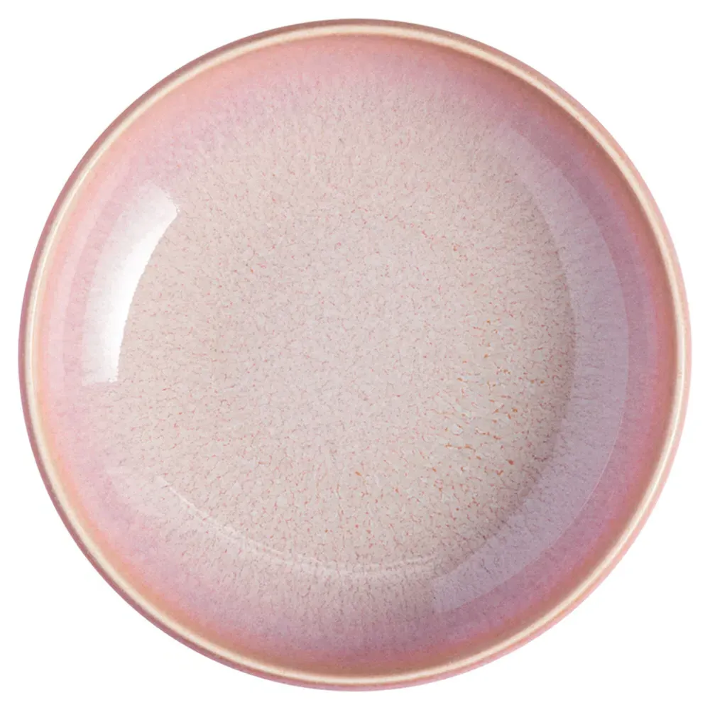 Perlemor Salad Plate - Coral, Porcelain