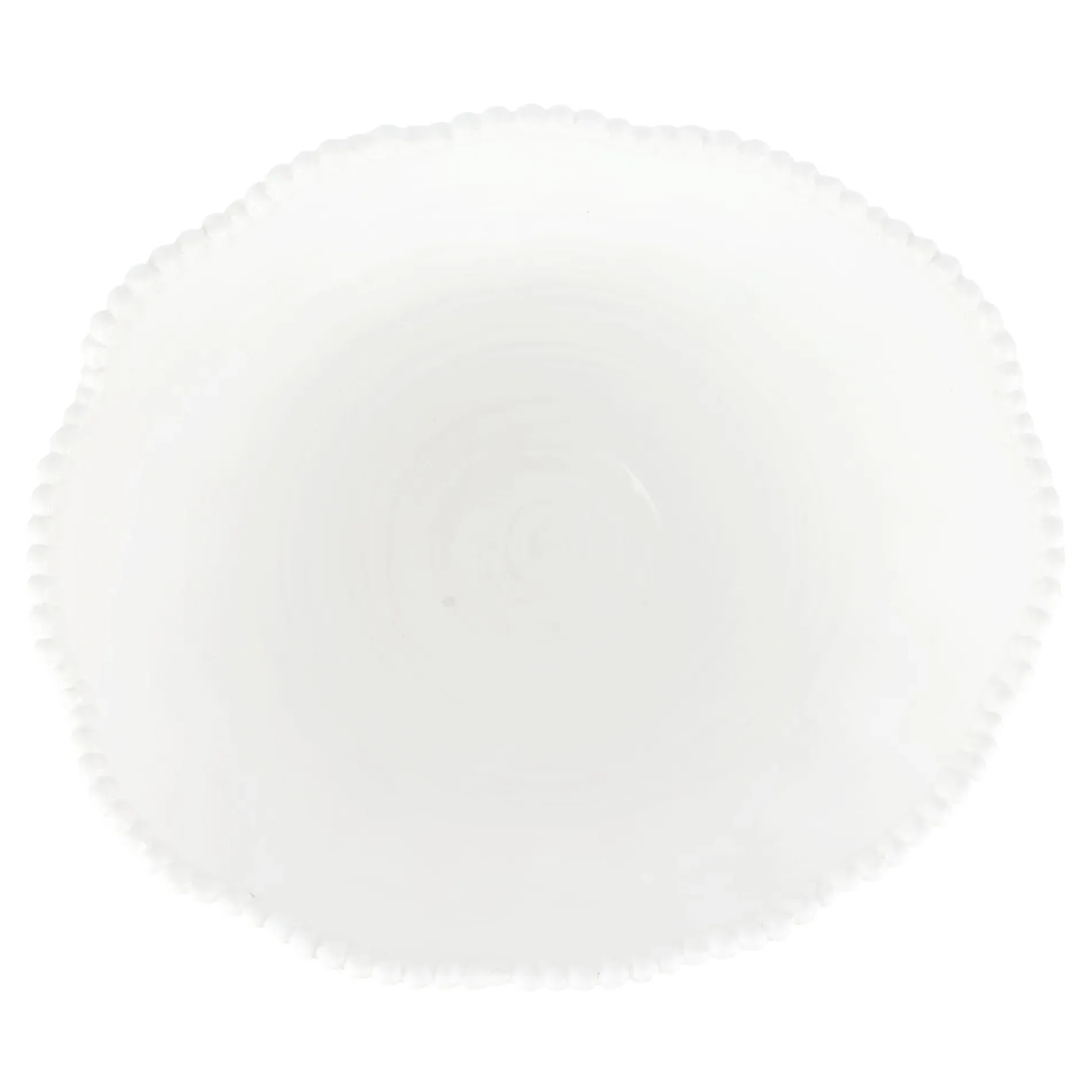 Perline Medium Footed Cachepot - White, Terra Bianca