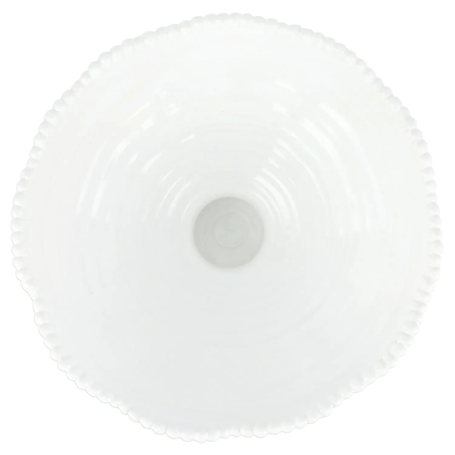 Perline Small Footed Cachepot - White, Terra Bianca