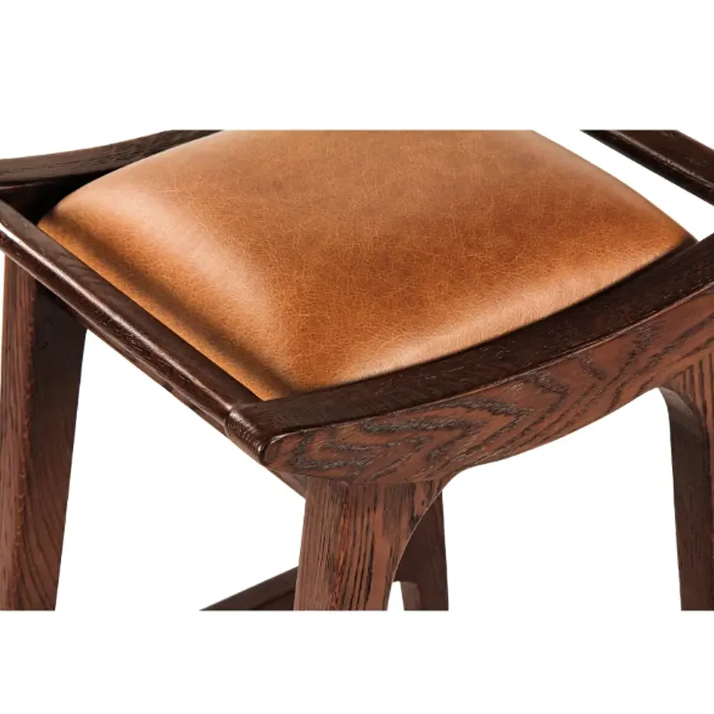 Perrin Backless Counter Stool - Brown, Oak