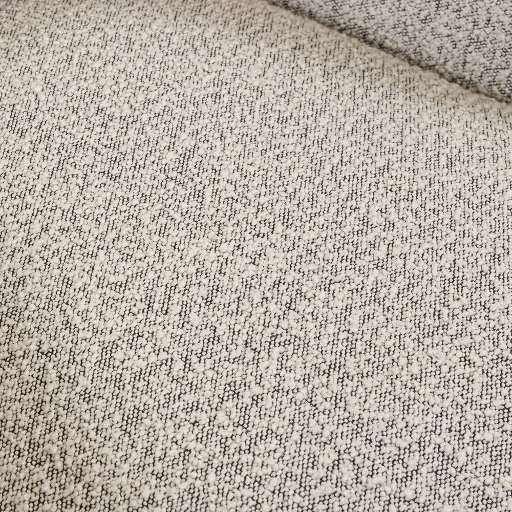 Perrin Swivel Barrel Chair - Grey, Boucle