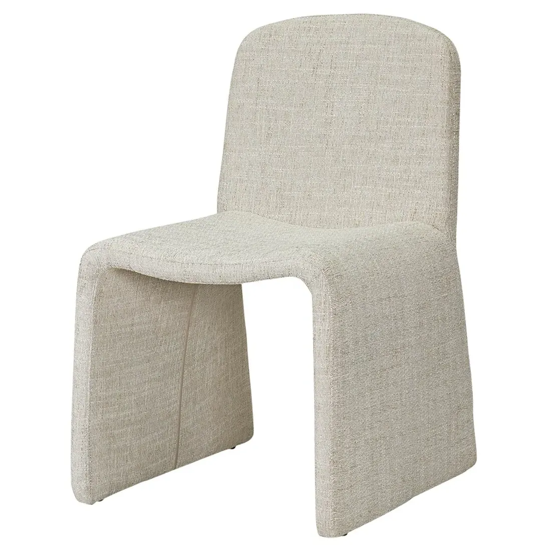 Perry Dining Chair - Beige, Polyester