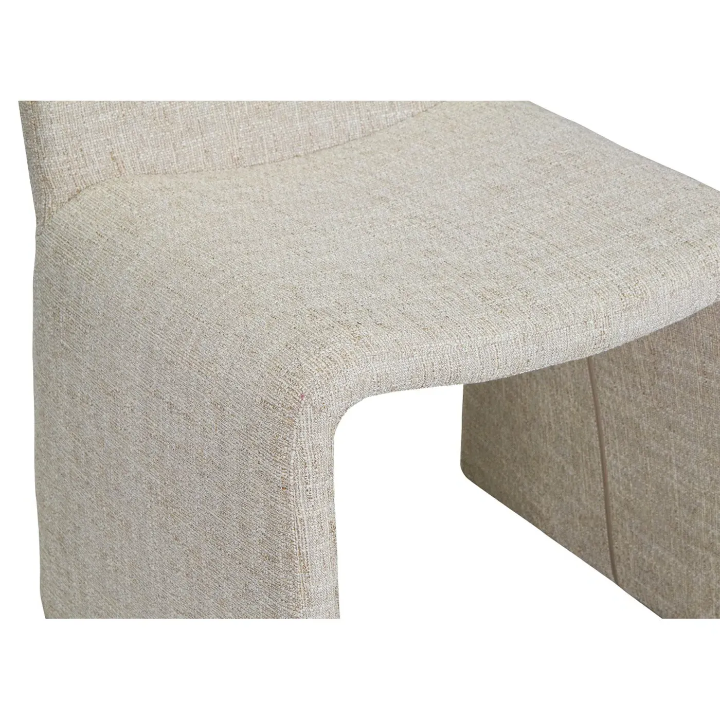 Perry Dining Chair - Beige, Polyester
