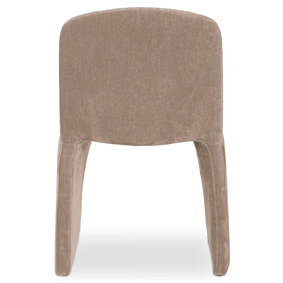 Perry Dining Chair - Brown, Velvet