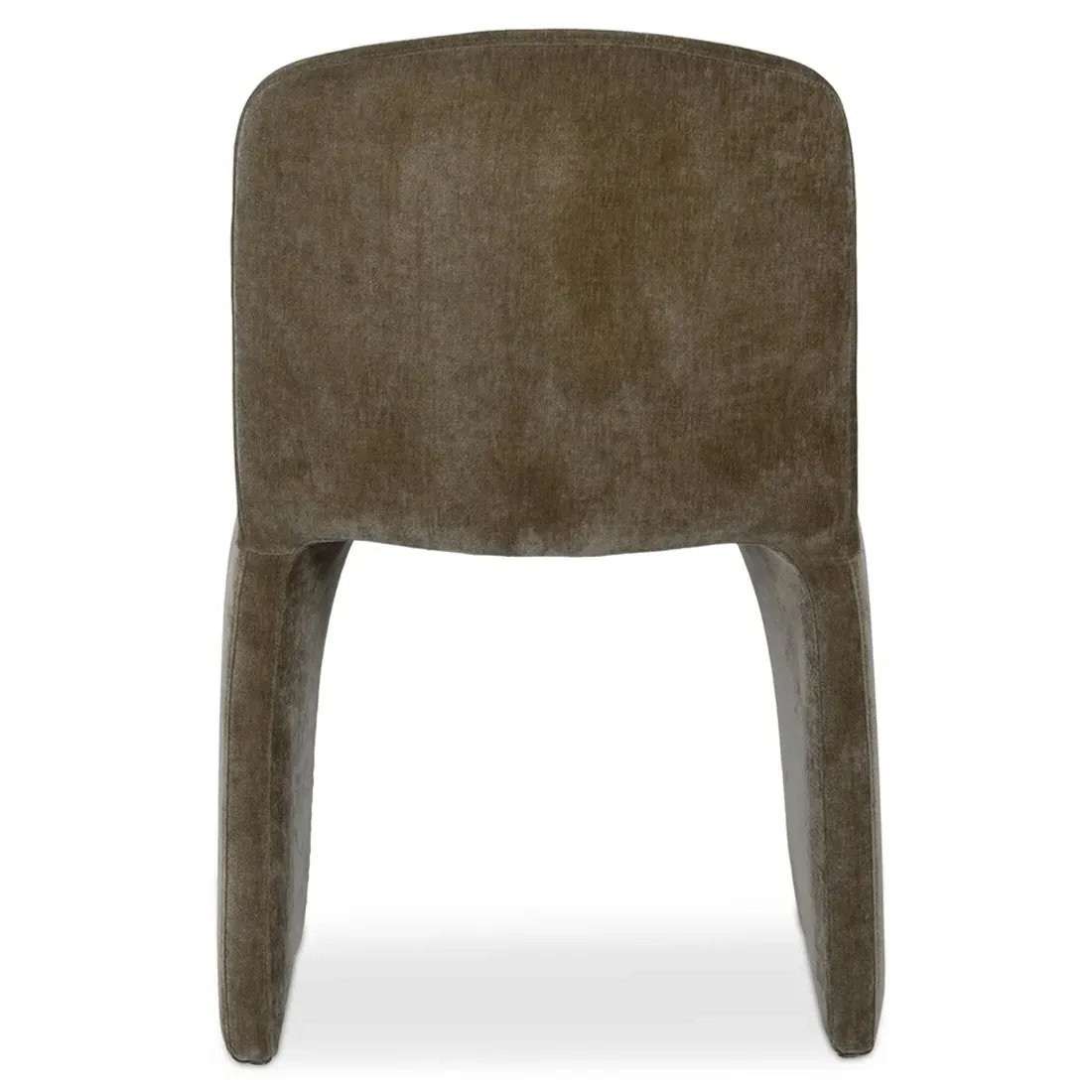 Perry Dining Chair - Dark Green, Velvet