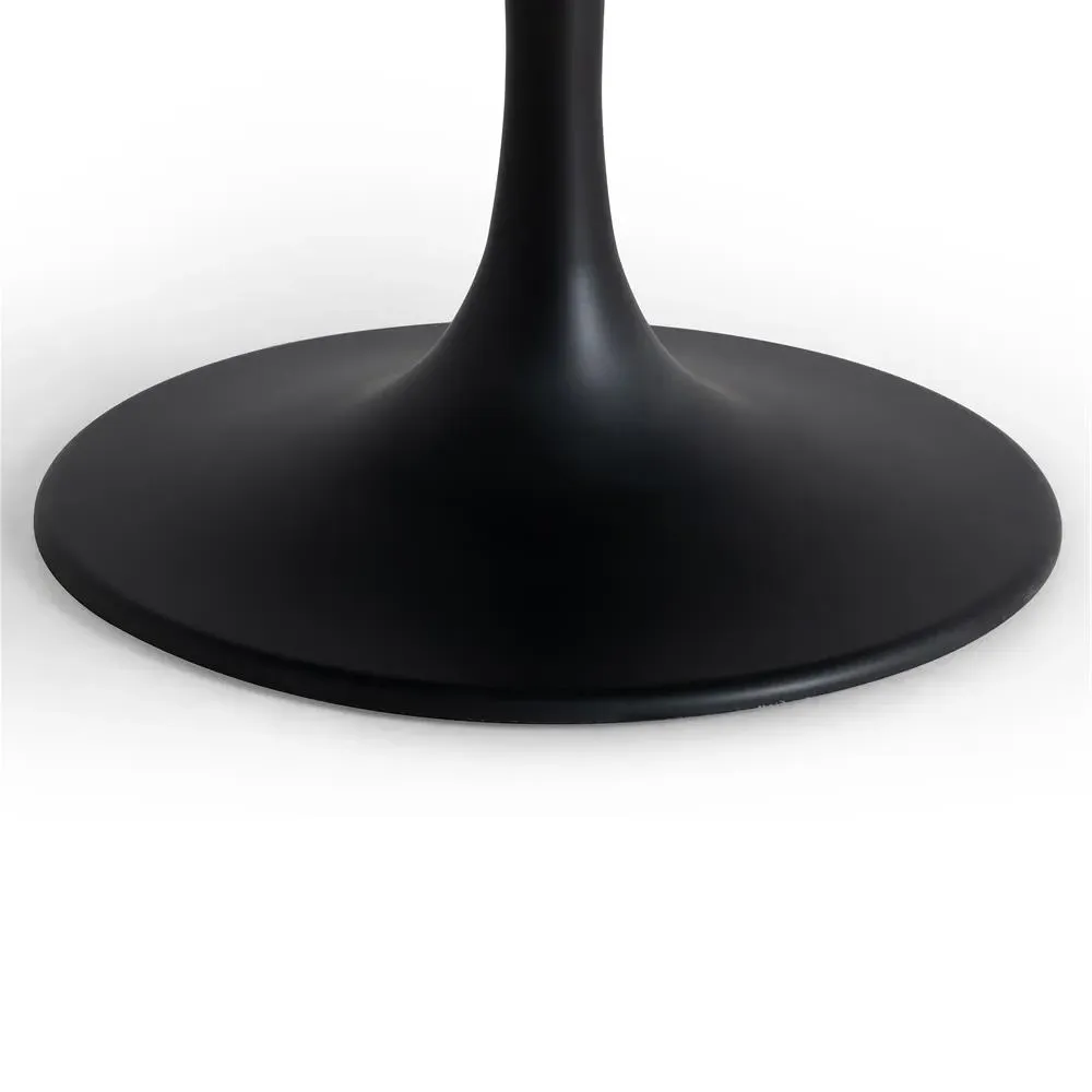 Perry Round Dining Table - Black, Bluestone