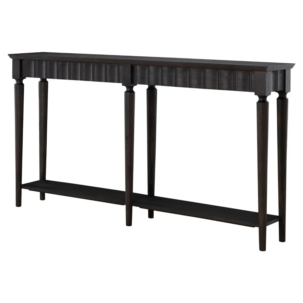 Peterson Console Table - Dark Brown, Mindi Wood