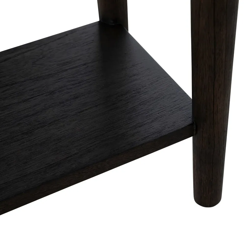 Peterson Console Table - Dark Brown, Mindi Wood