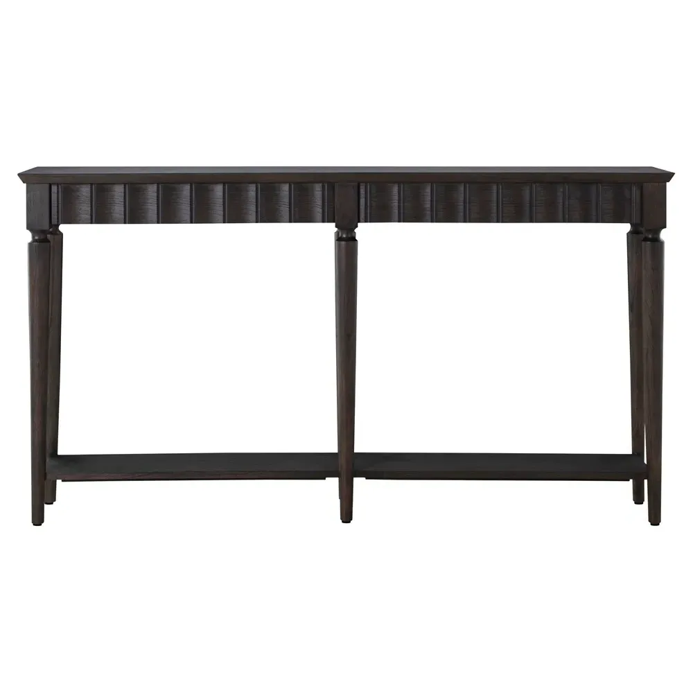 Peterson Console Table - Dark Brown, Mindi Wood