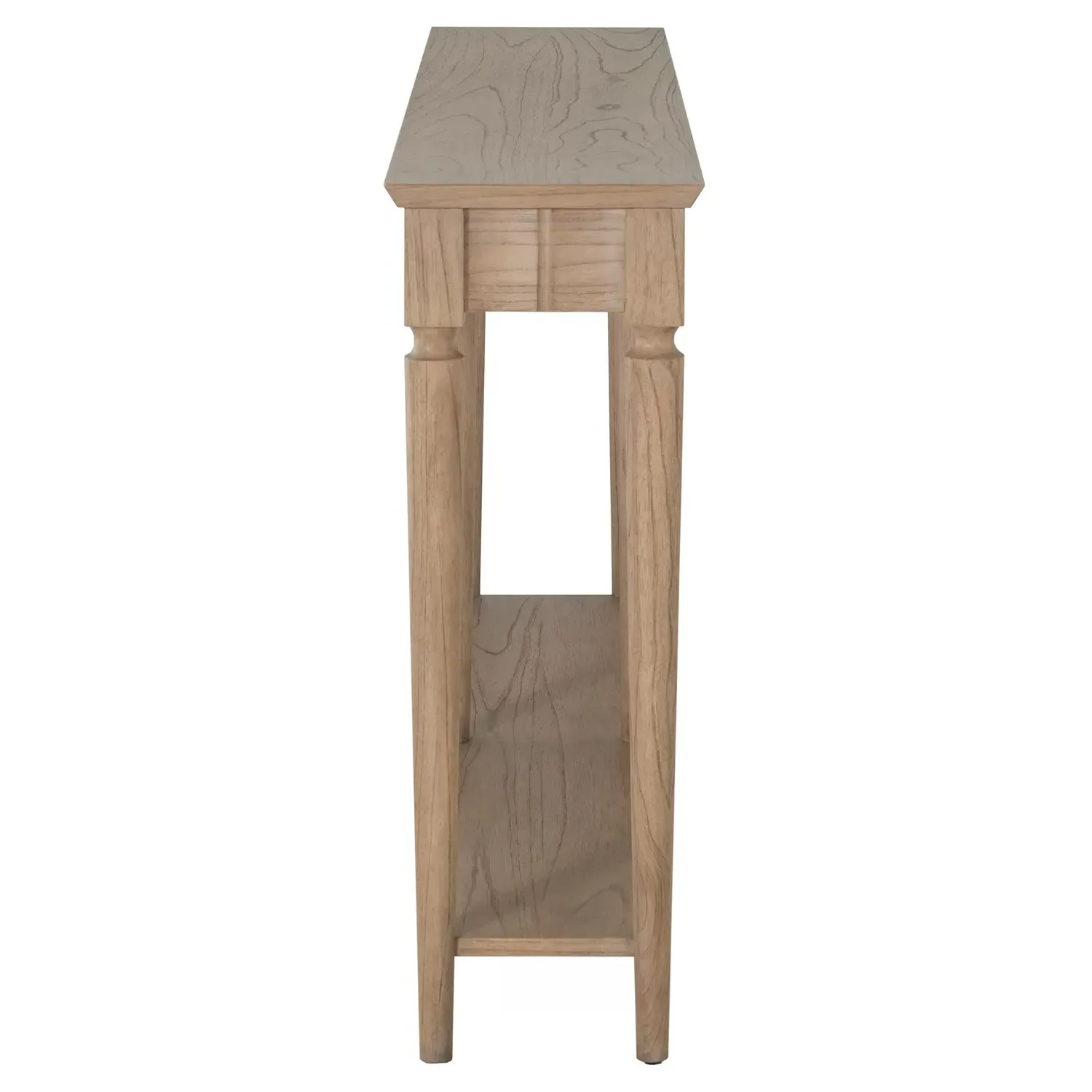 Peterson Rectangular Console Table - Natural Brown, Mindi Wood