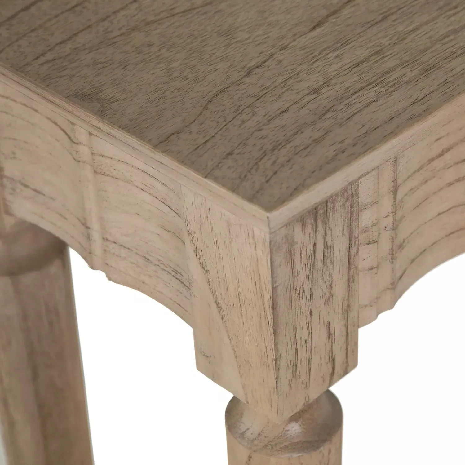 Peterson Rectangular Console Table - Natural Brown, Mindi Wood