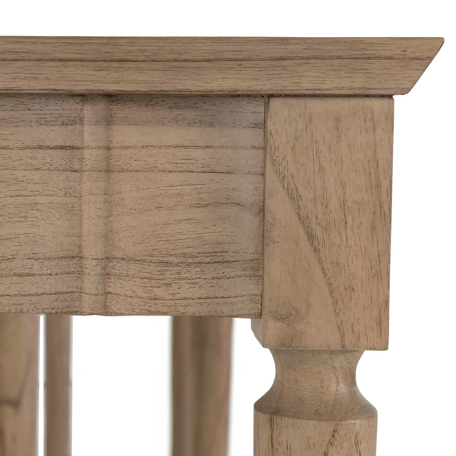 Peterson Rectangular Console Table - Natural Brown, Mindi Wood