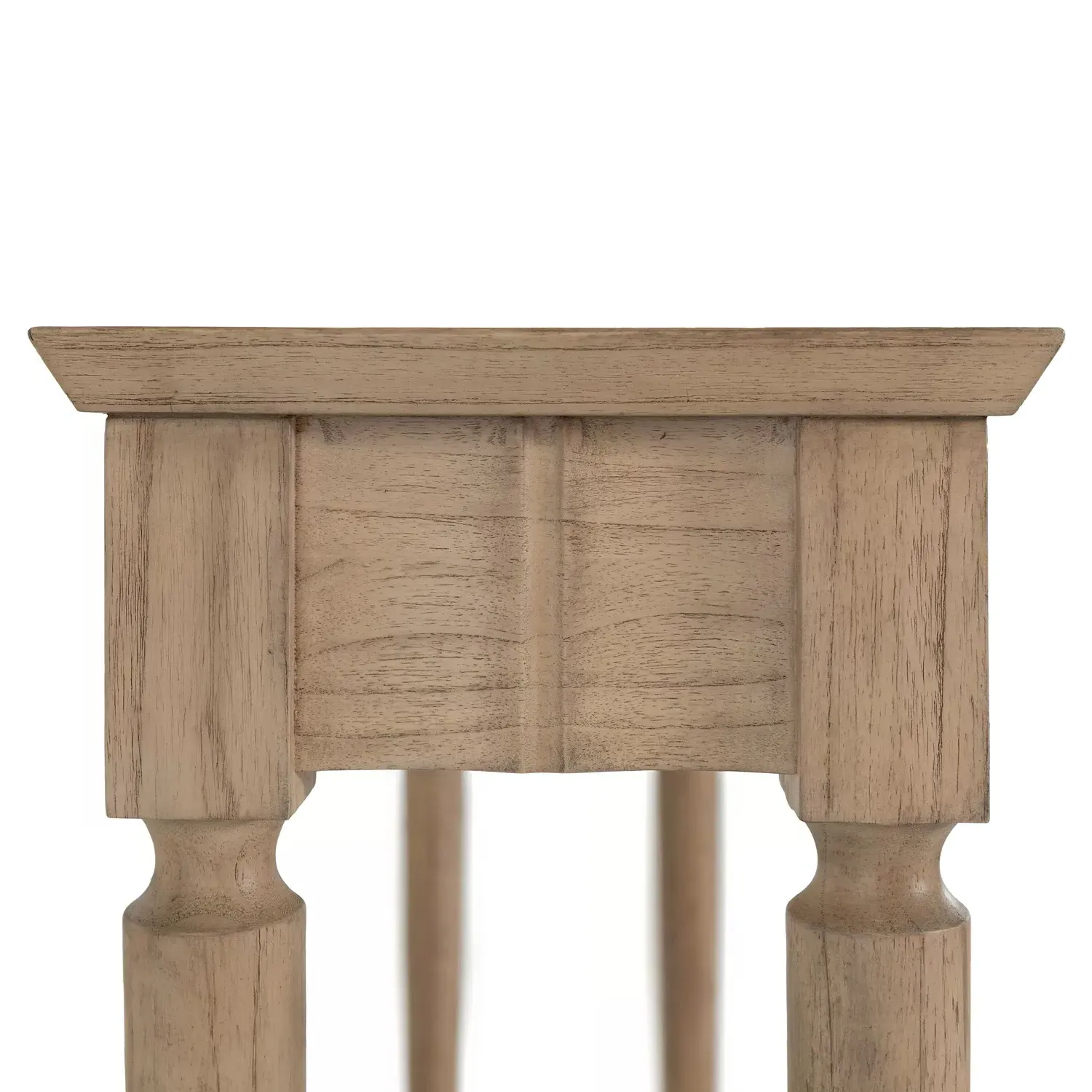 Peterson Rectangular Console Table - Natural Brown, Mindi Wood