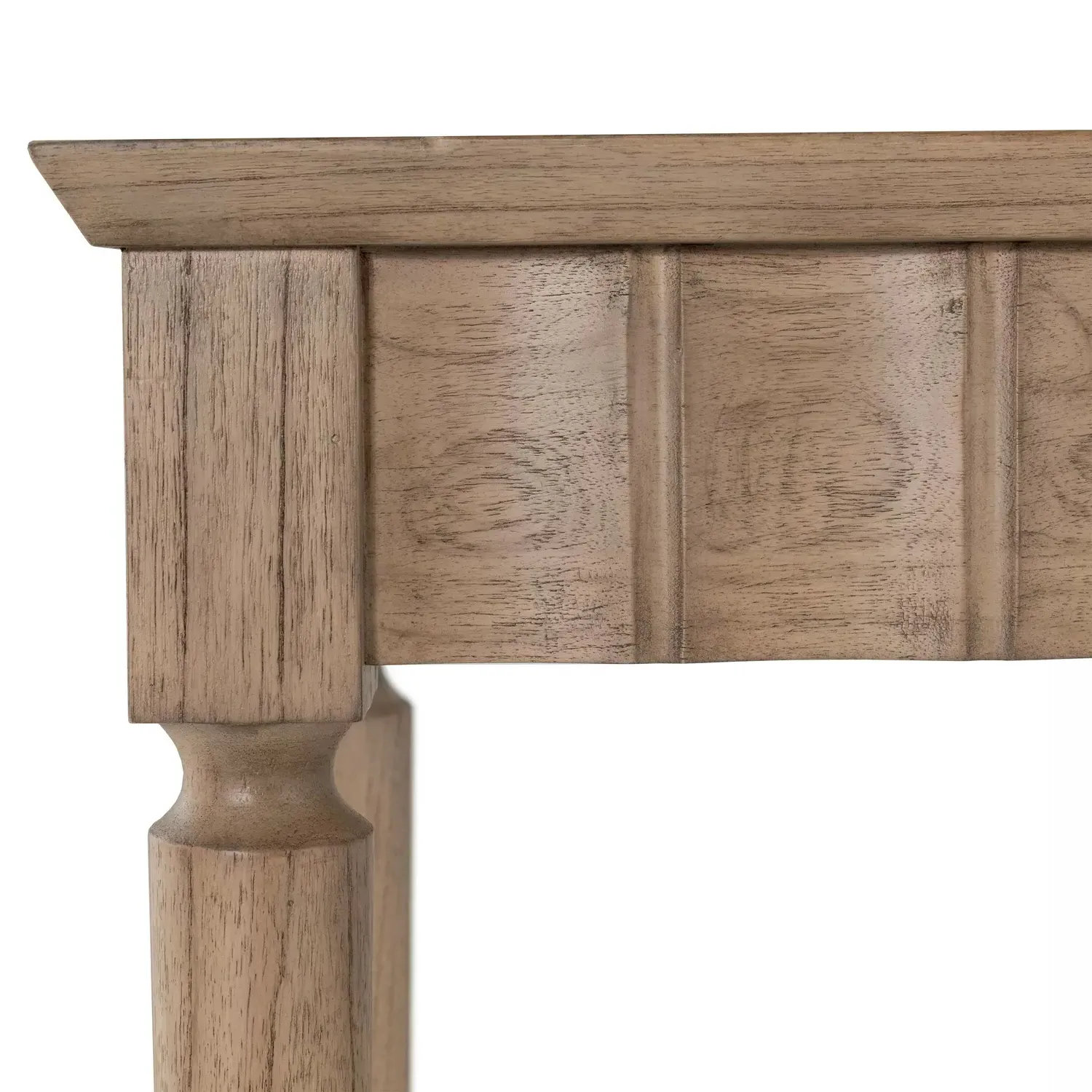 Peterson Rectangular Console Table - Natural Brown, Mindi Wood