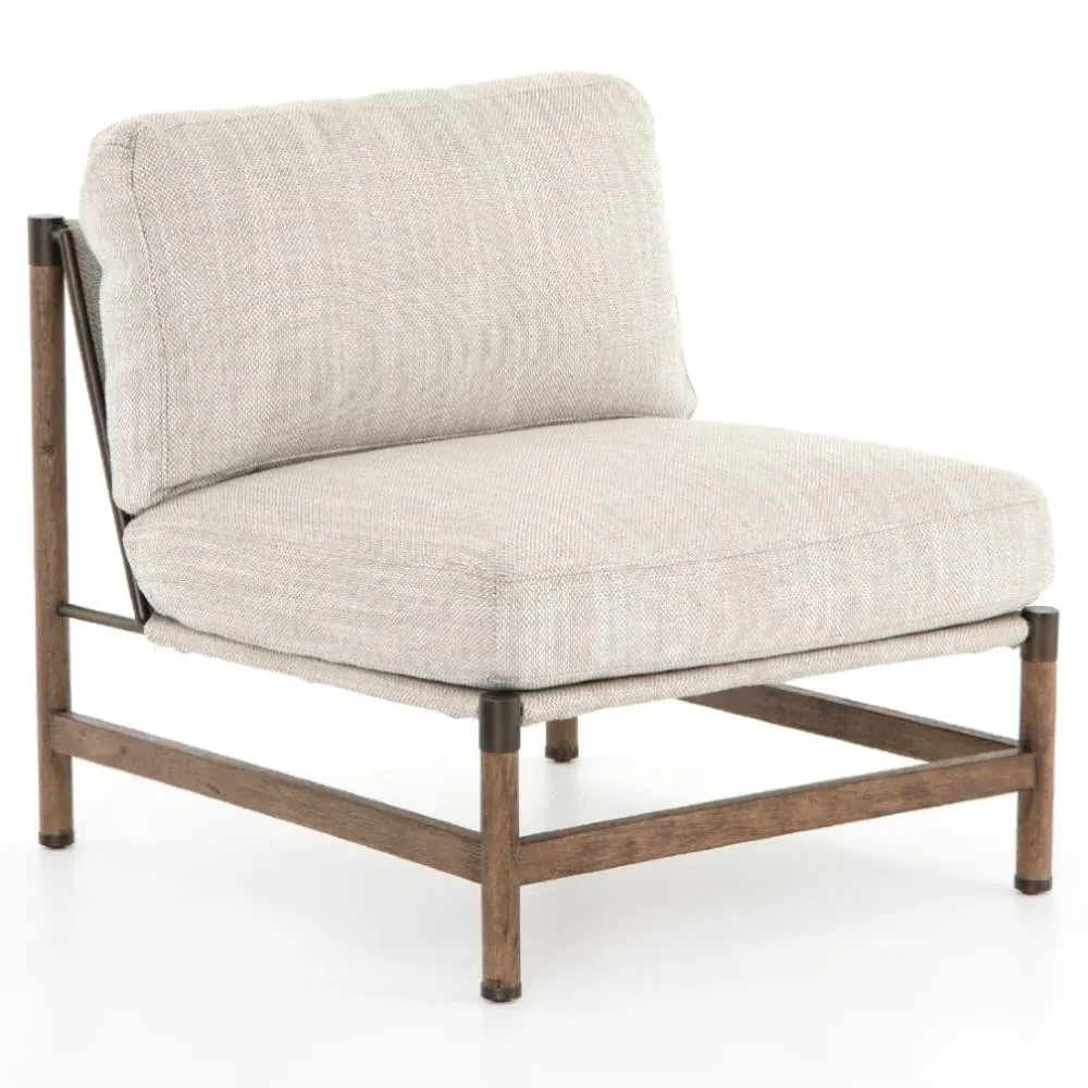 Phei Occasional Chair - Beige, Parawood