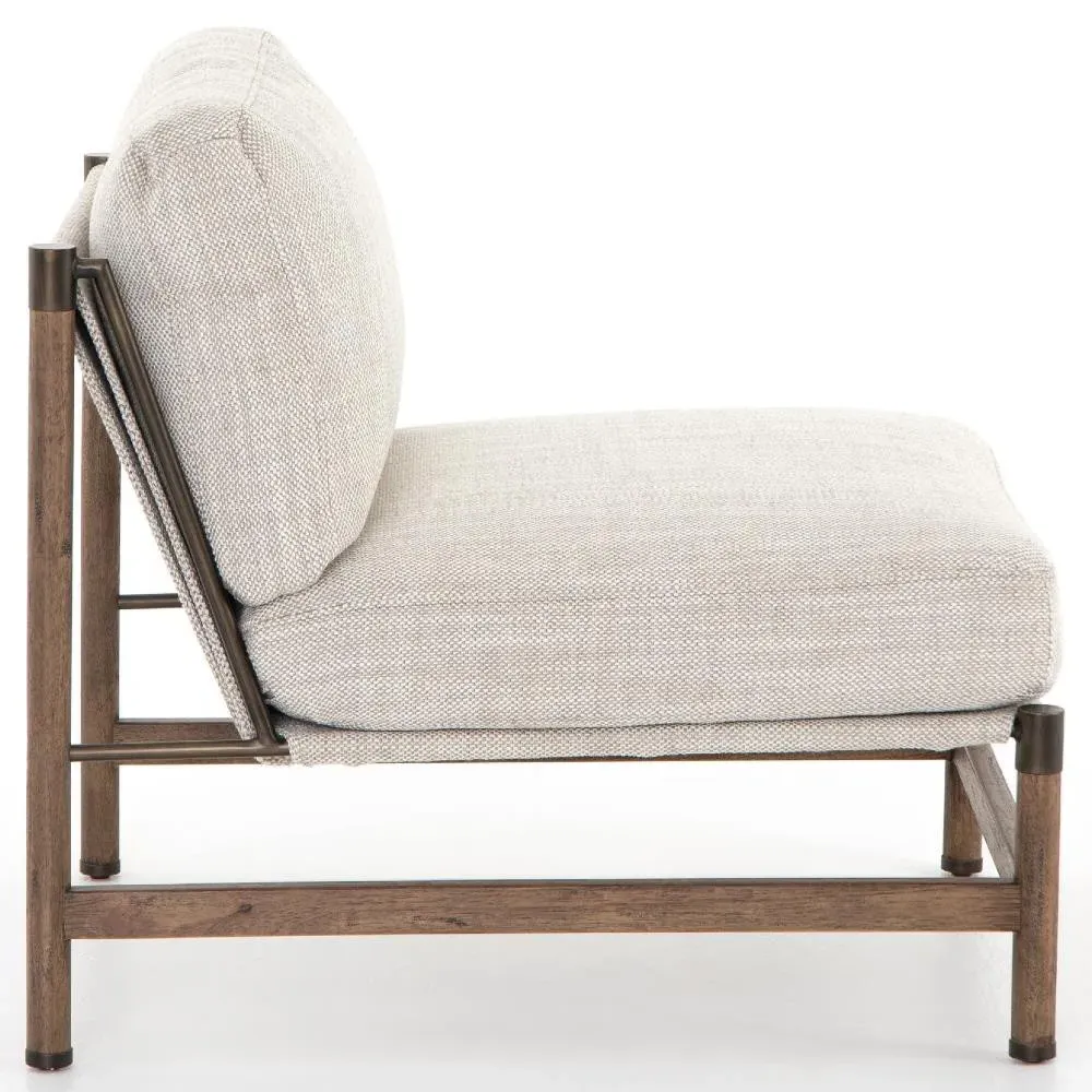 Phei Occasional Chair - Beige, Parawood