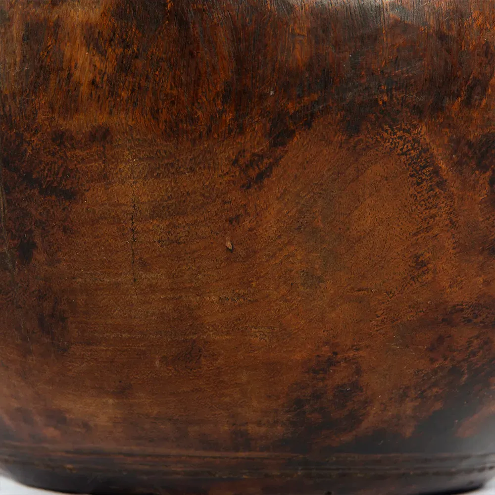 Phil Decorative Table Vase - Brown, Wood