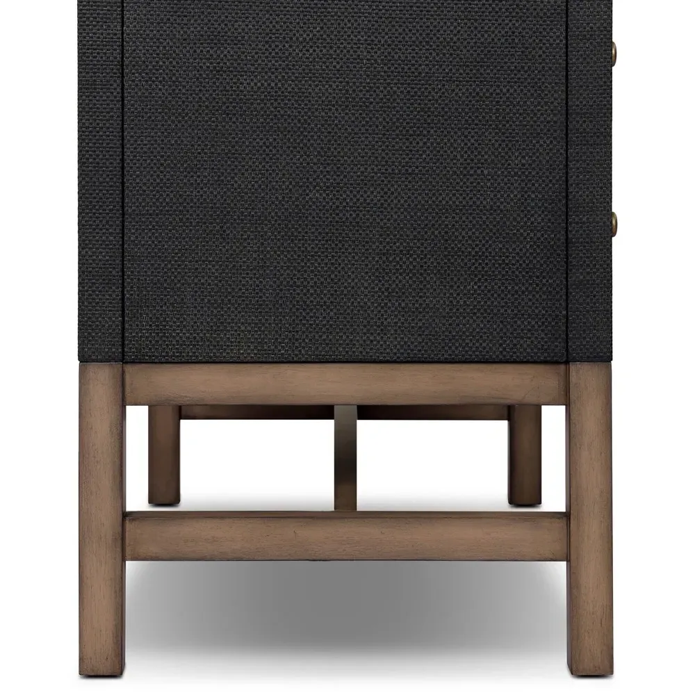 Philip Bookcase with Drawer - Black, Mahogany