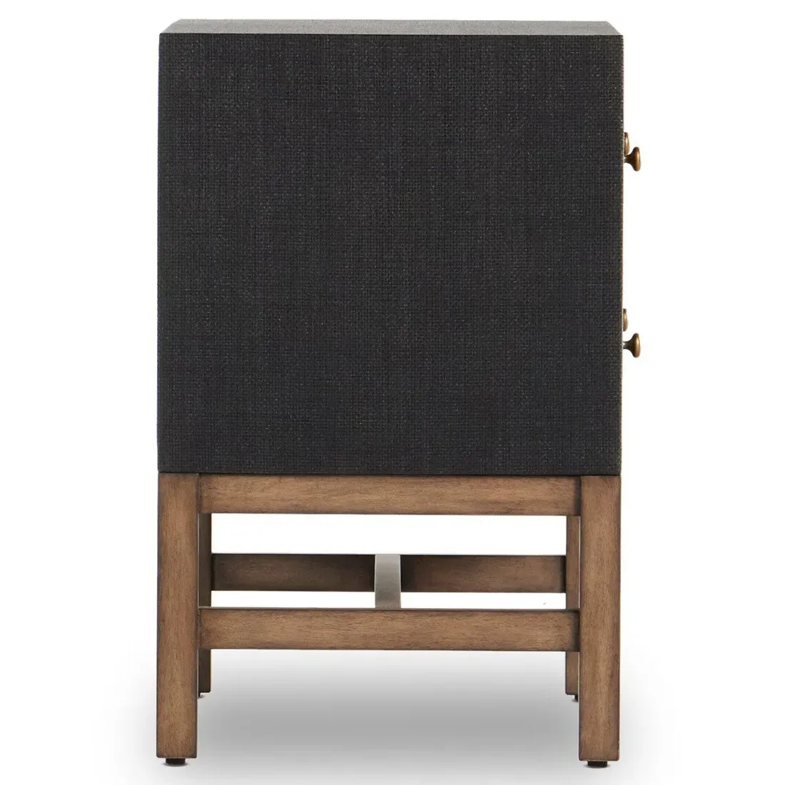 Philip Nightstand - Black, Mahogany