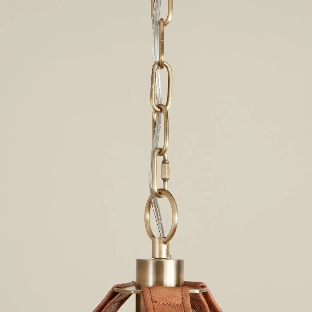 Phillip Halo Chandelier - Natural, Rattan