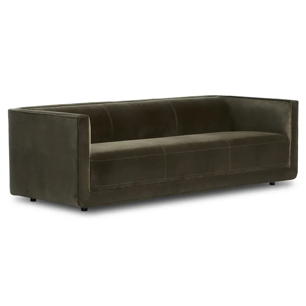 Phillip Sofa - Olive, Velvet