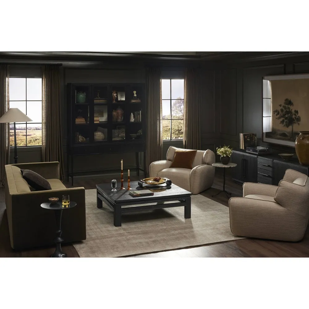 Phillip Sofa - Olive, Velvet