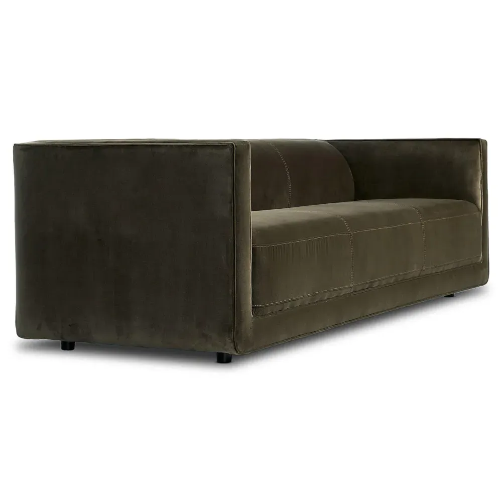 Phillip Sofa - Olive, Velvet