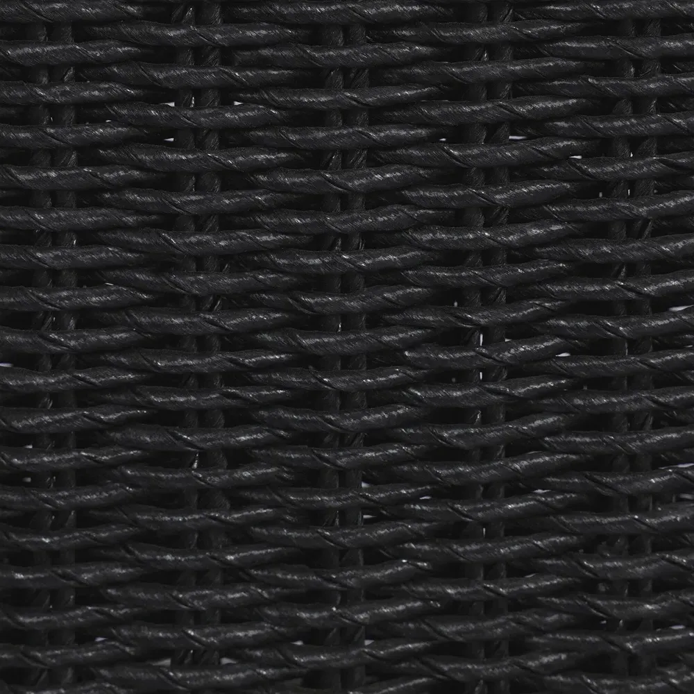 Phoebe Outdoor Lounge Chair - Black, Teak