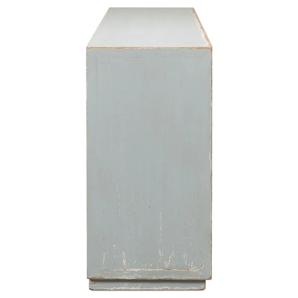 Phyrren Reclaimed Wood Sideboard - Light Blue