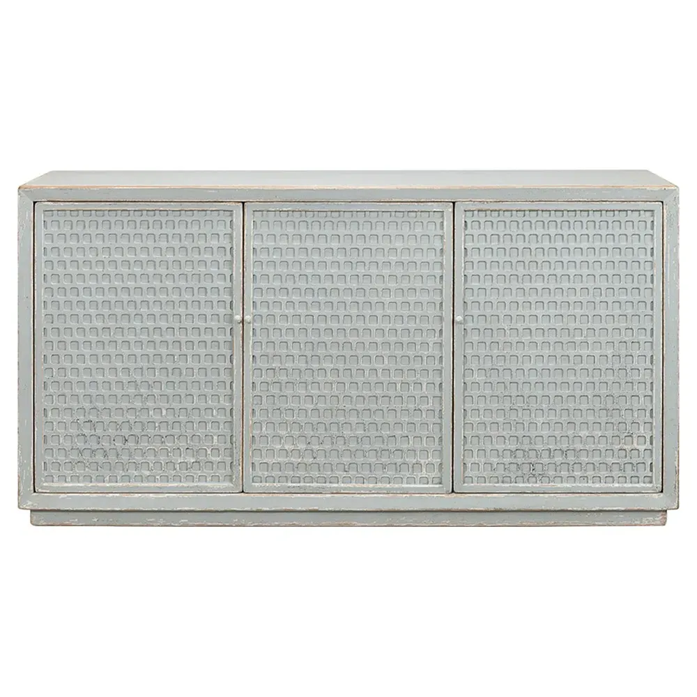 Phyrren Reclaimed Wood Sideboard - Light Blue