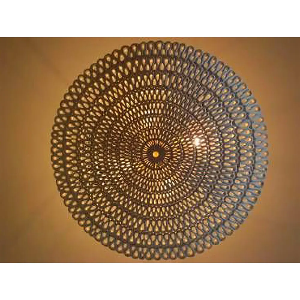 Pipa Bowl Chandelier - White, Resin