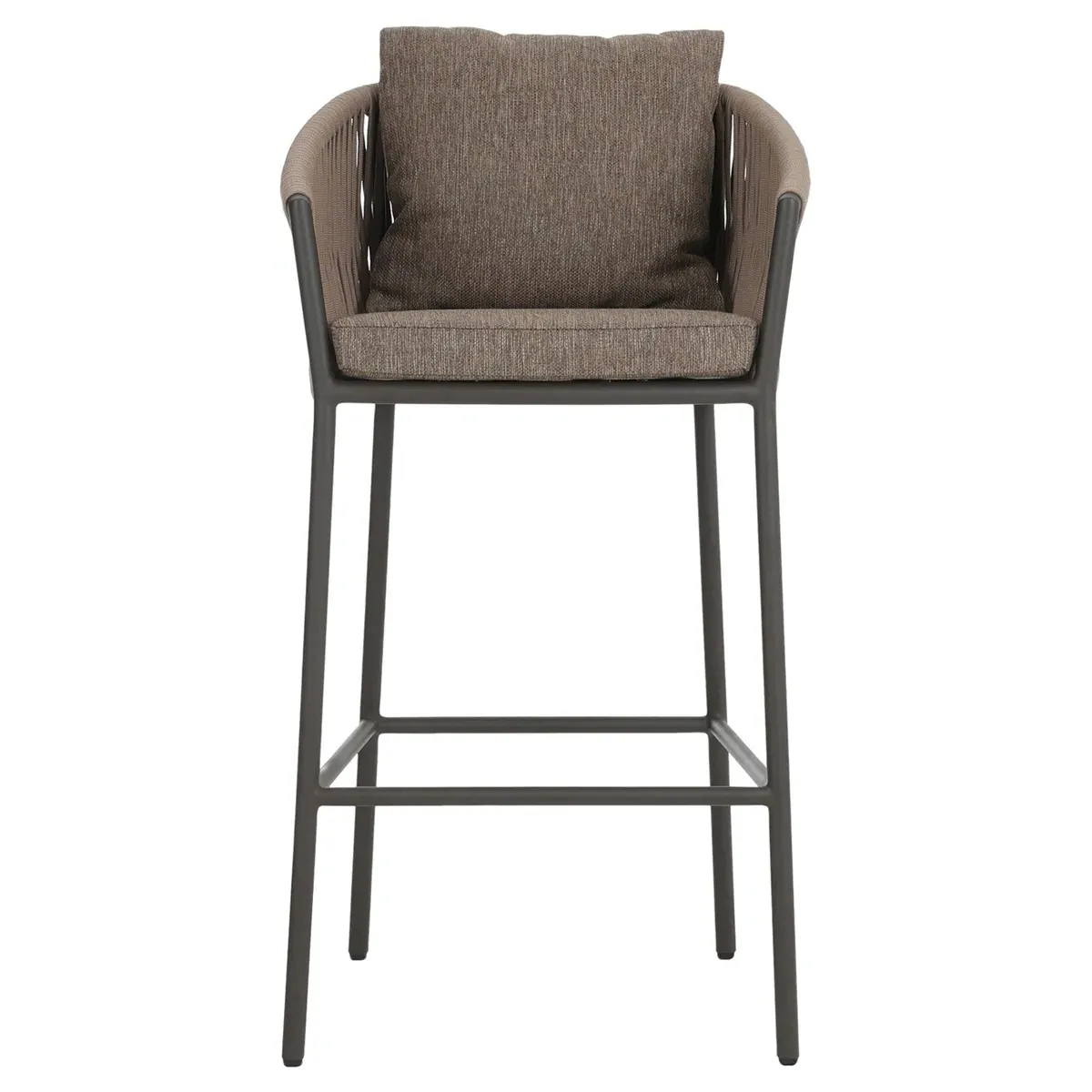 Porter Outdoor Counter Stool - Brown, Aluminum image