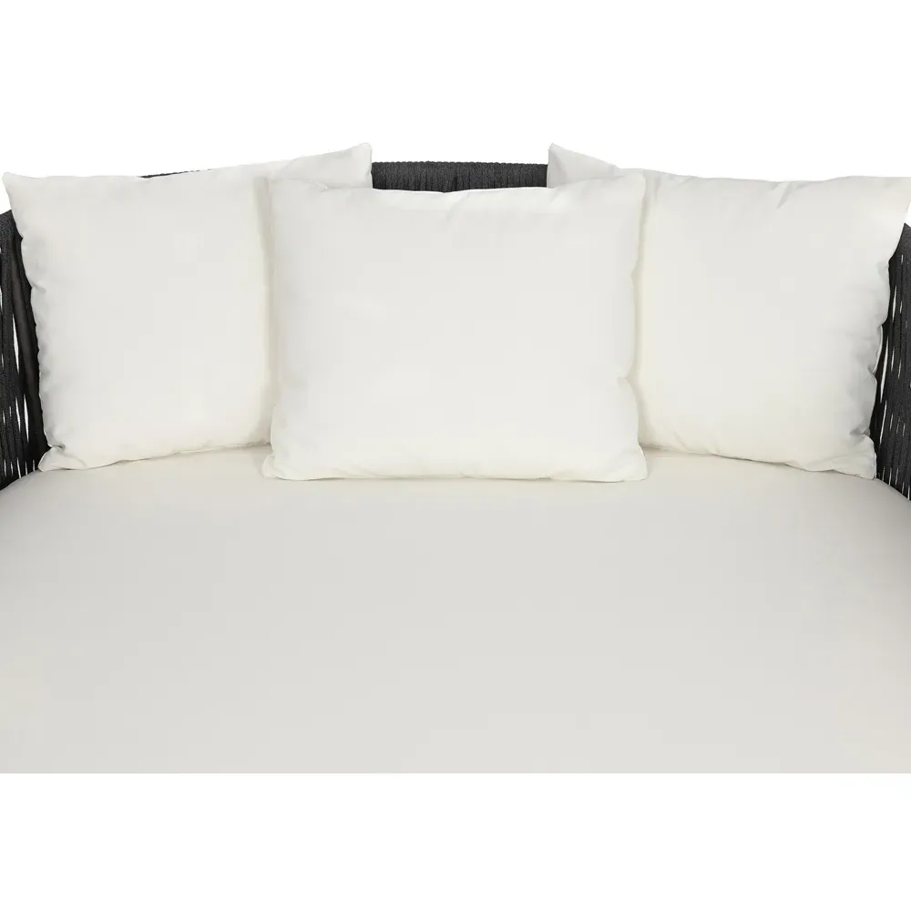 Porter Outdoor Daybed - White, Aluminum