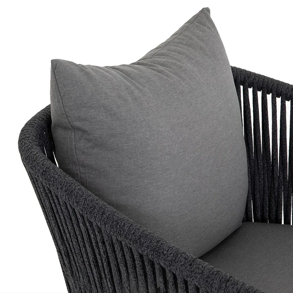 Porter Outdoor Lounge Chair - Grey, Aluminum