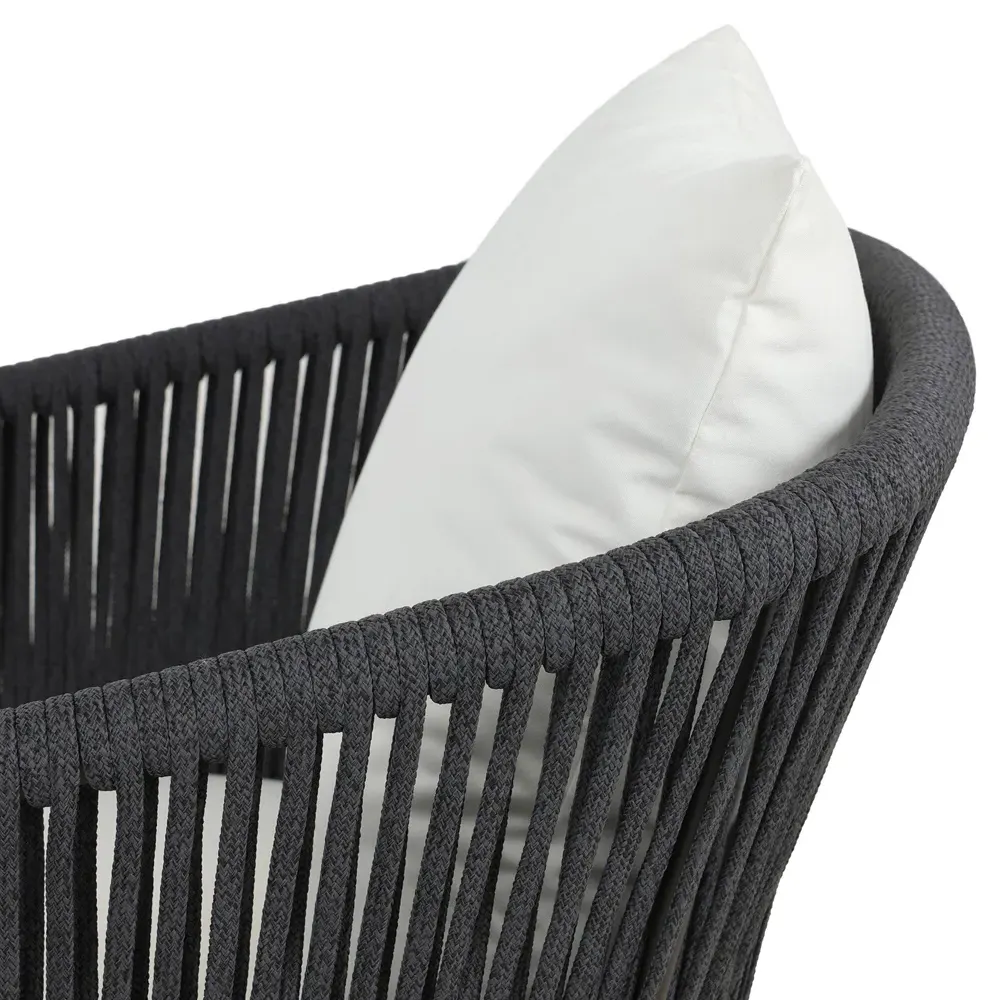 Porter Outdoor Lounge Chair - White, Aluminum