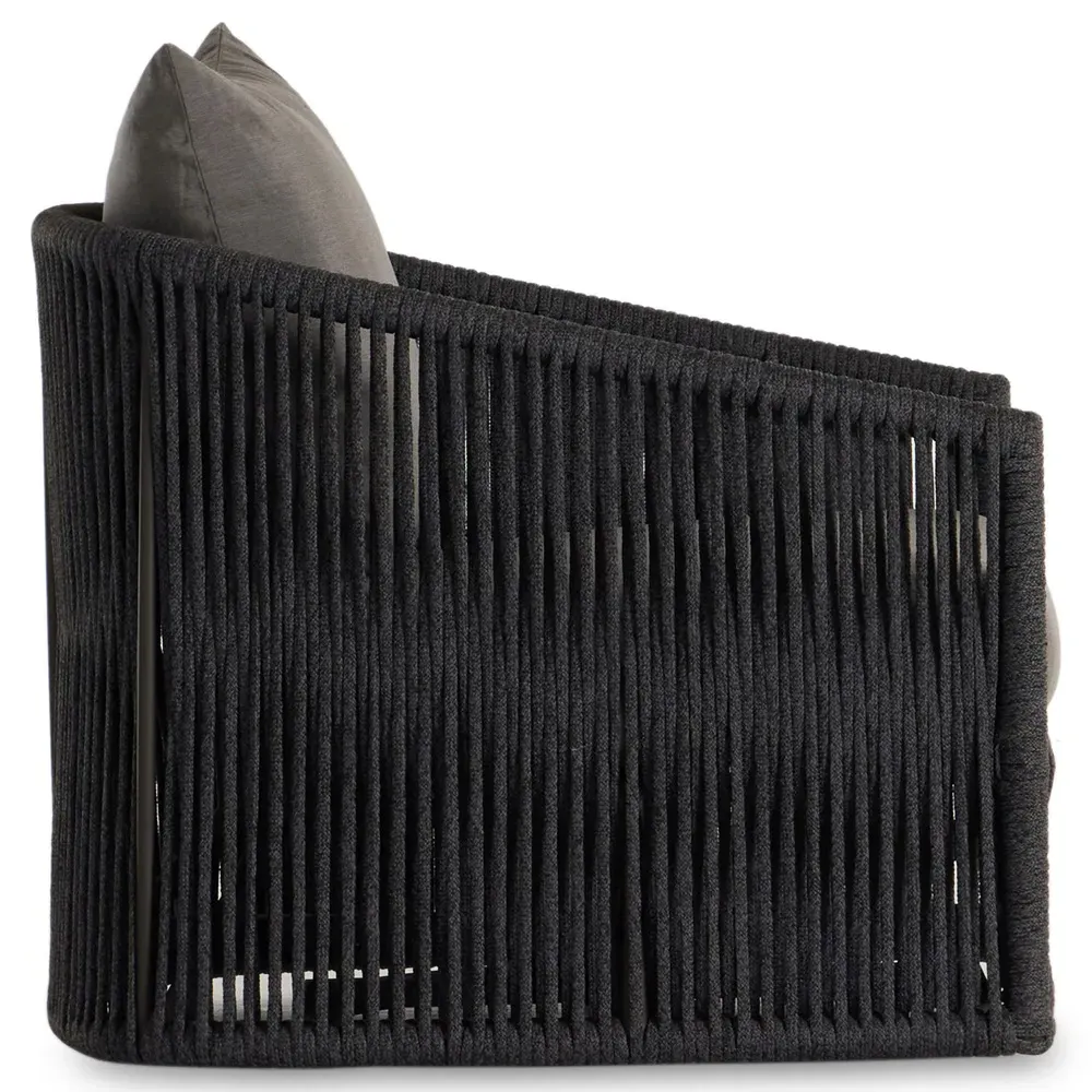 Porter Outdoor Swivel Lounge Chair - Grey, Aluminum