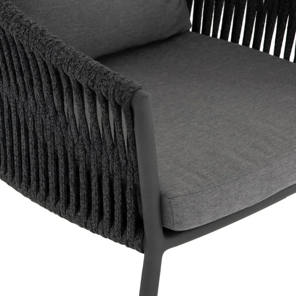 Porter Tall Outdoor Dining Chair - Grey, Metal