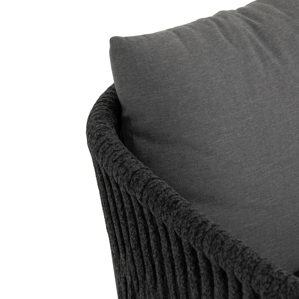 Porter Tall Outdoor Dining Chair - Grey, Metal