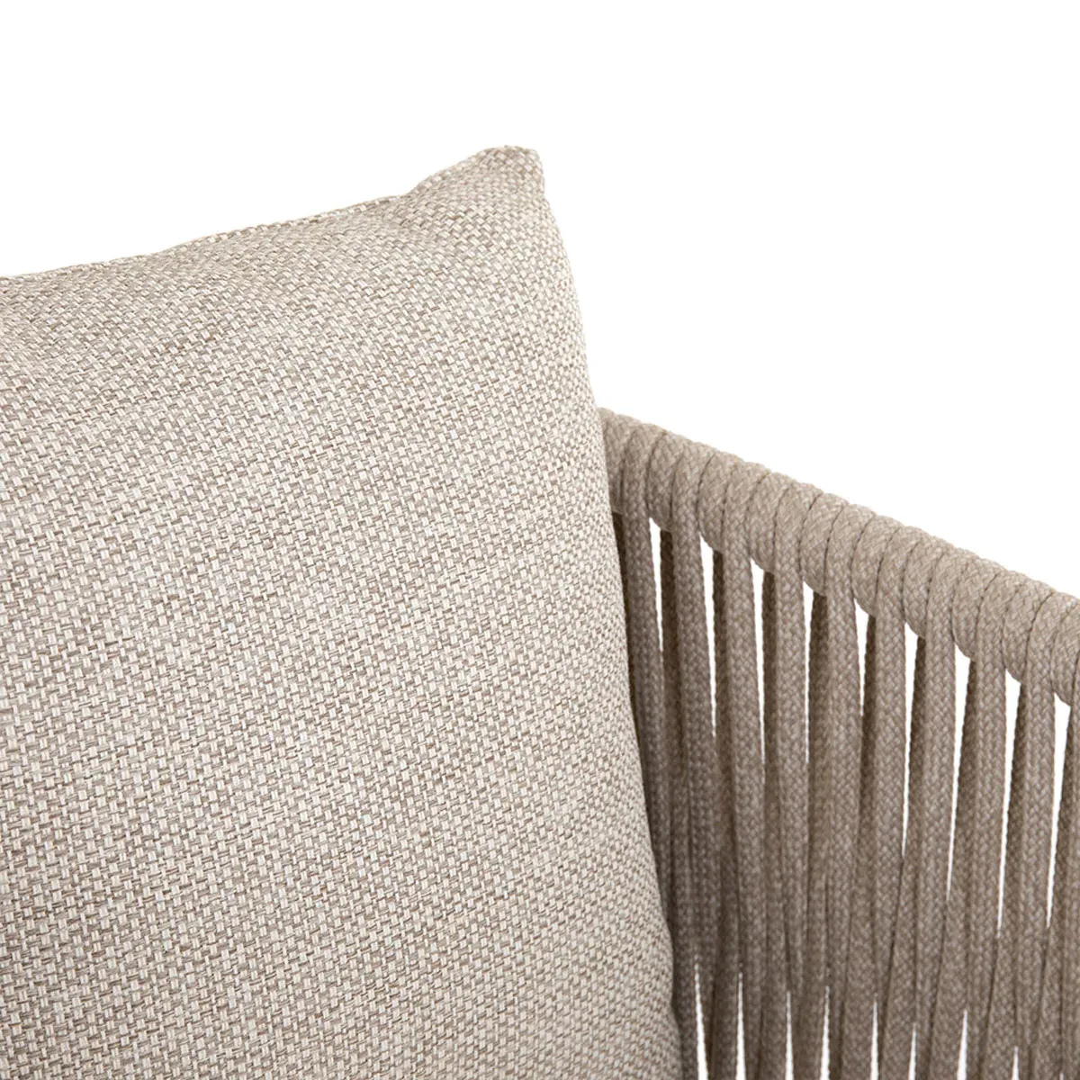 Porter Upholstered Aluminum Outdoor Bar Stool - Beige