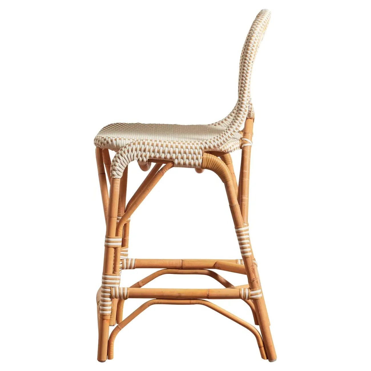 Portia Outdoor Counter Stool - Brown, Rattan